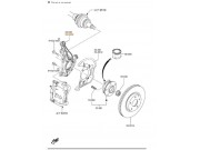 Кулак поворотний лівий Mazda СХ5 2,5 турбо з 2019р KN3L33031