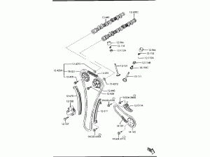 Комплект грм Мазда 3 BK, BL 2.0, Mazda 6 GG GH 2.0 2.5l Mazda CX 2.5 с 2009г LF0112425 LF01-12-42Y 