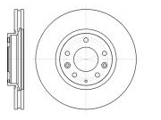 Тормозной диск передний  Мазда СХ7 L2063325XA